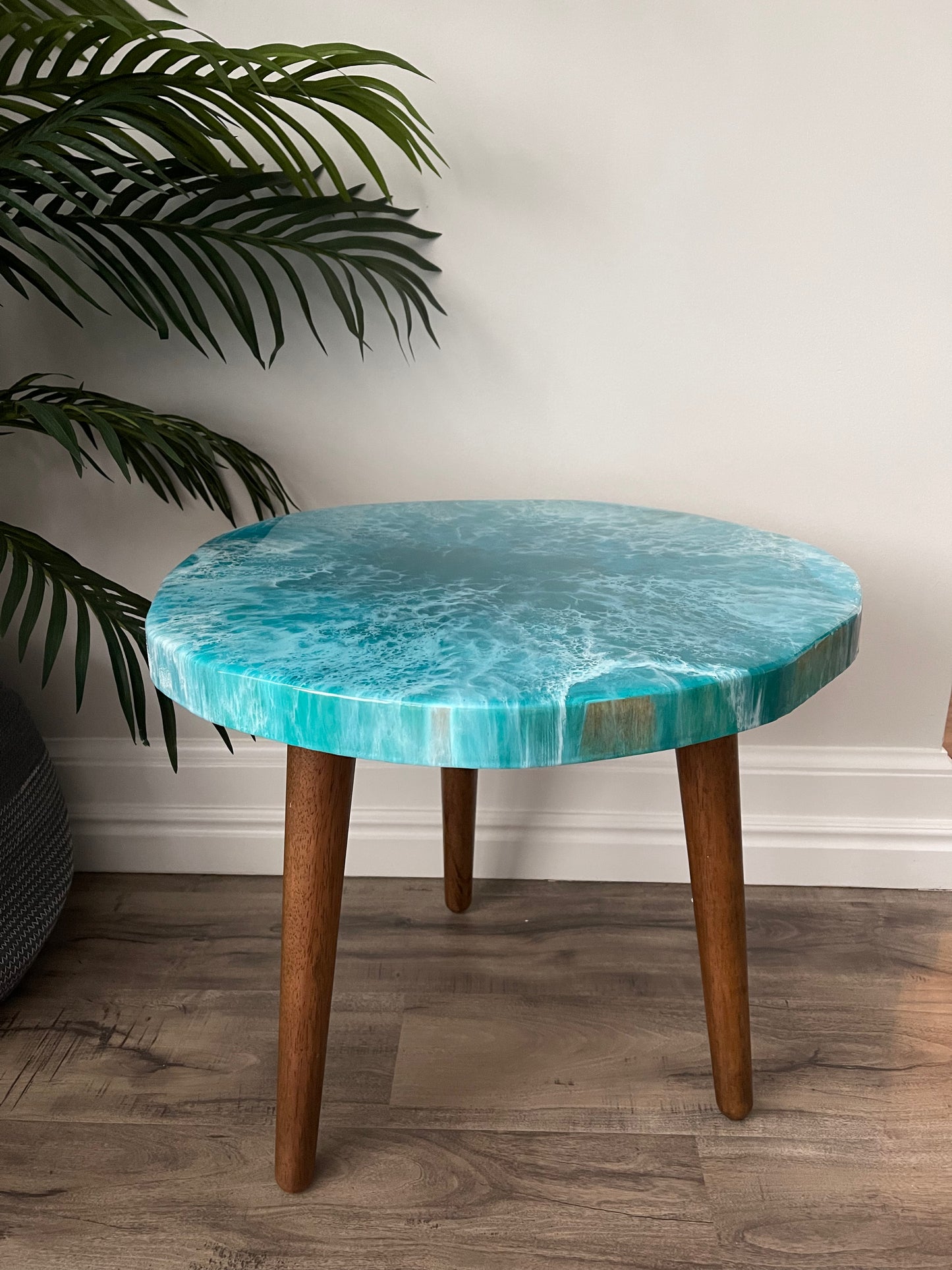 Ocean Live Edge Side table