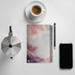 Blushing Sky Spiral notebook