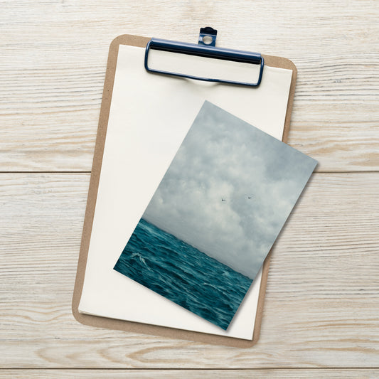 Calming Storm Standard Postcard