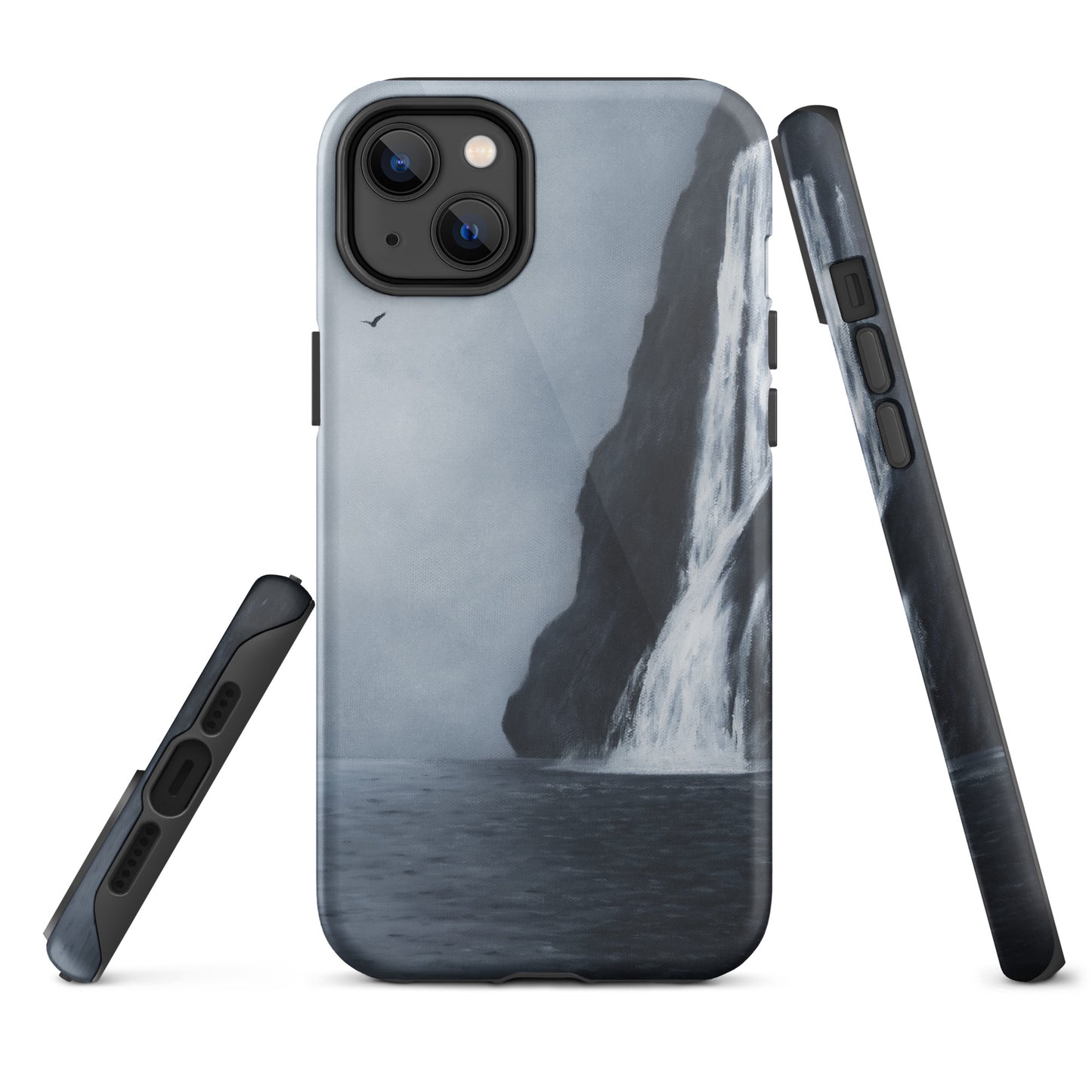 Black Water Bay Tough iPhone case