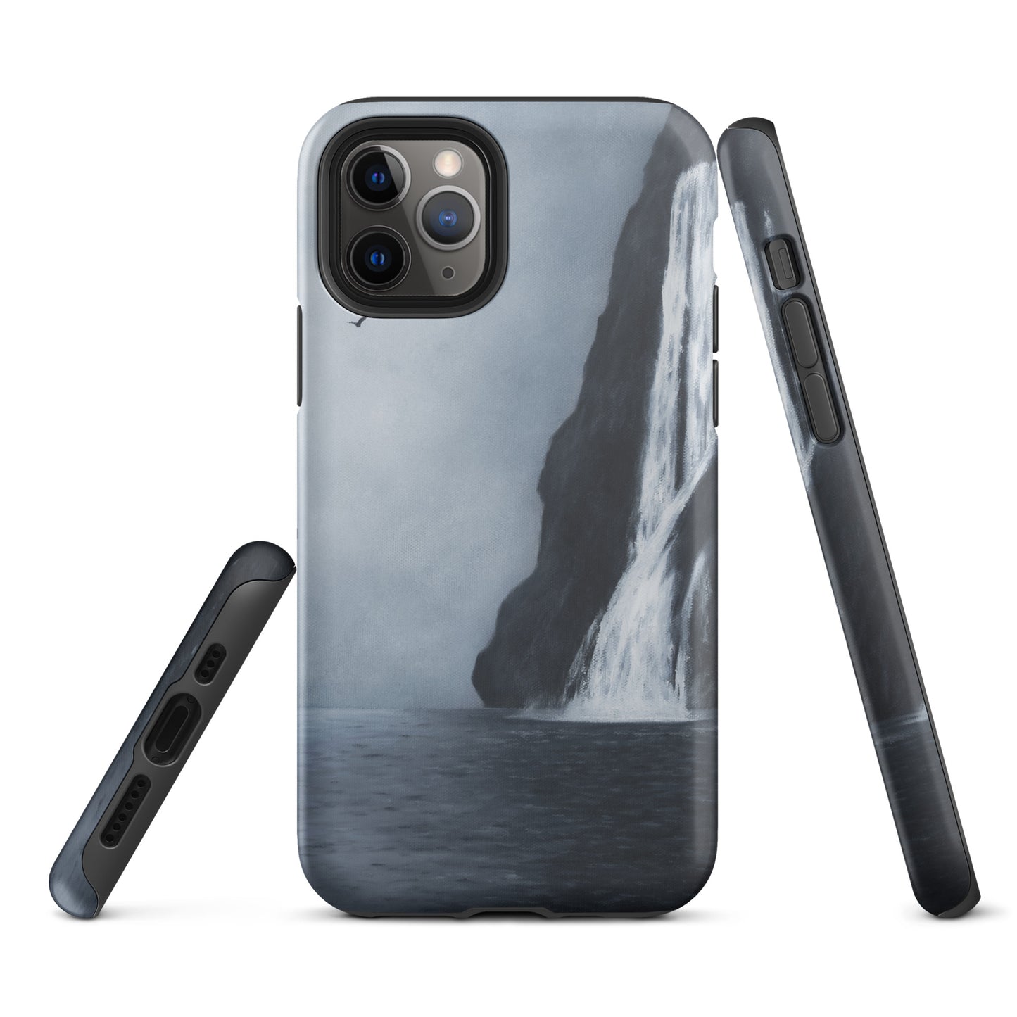 Black Water Bay Tough iPhone case